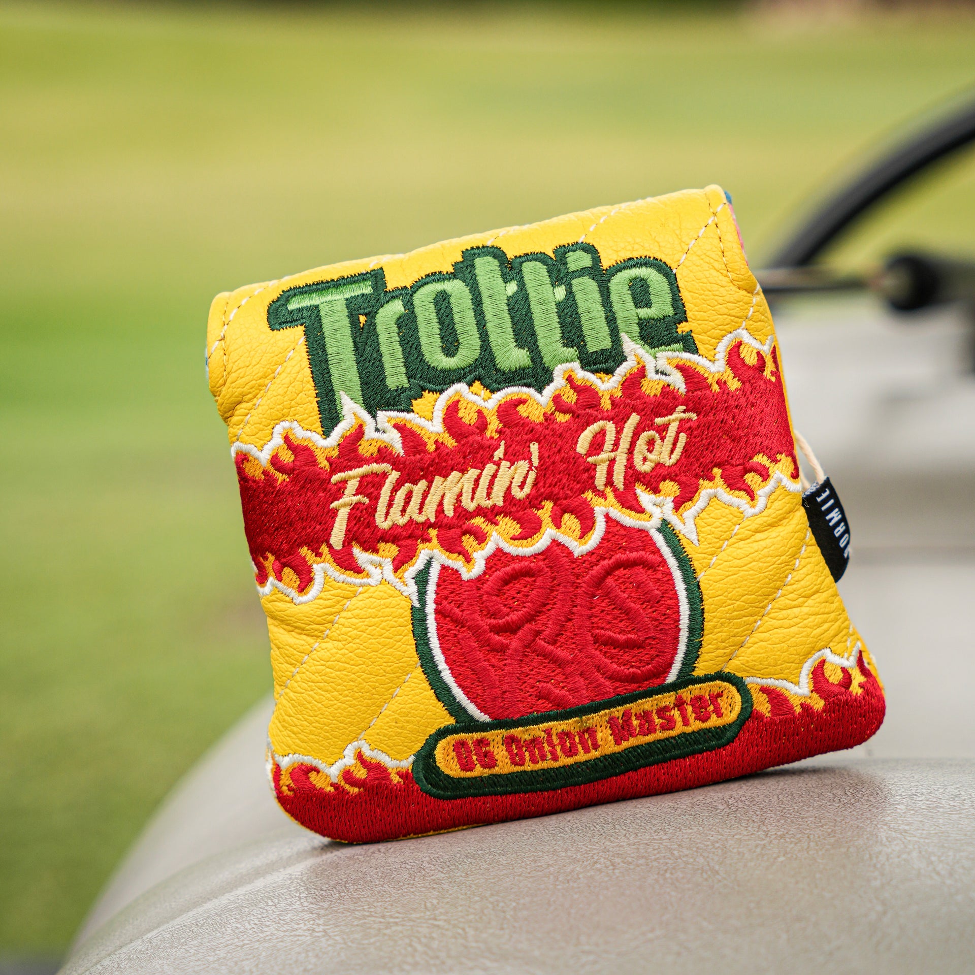 TROTTIE GOLF | OG FLAMIN ONION MASTER PUTTER COVER | DORMIE WORKSHOP