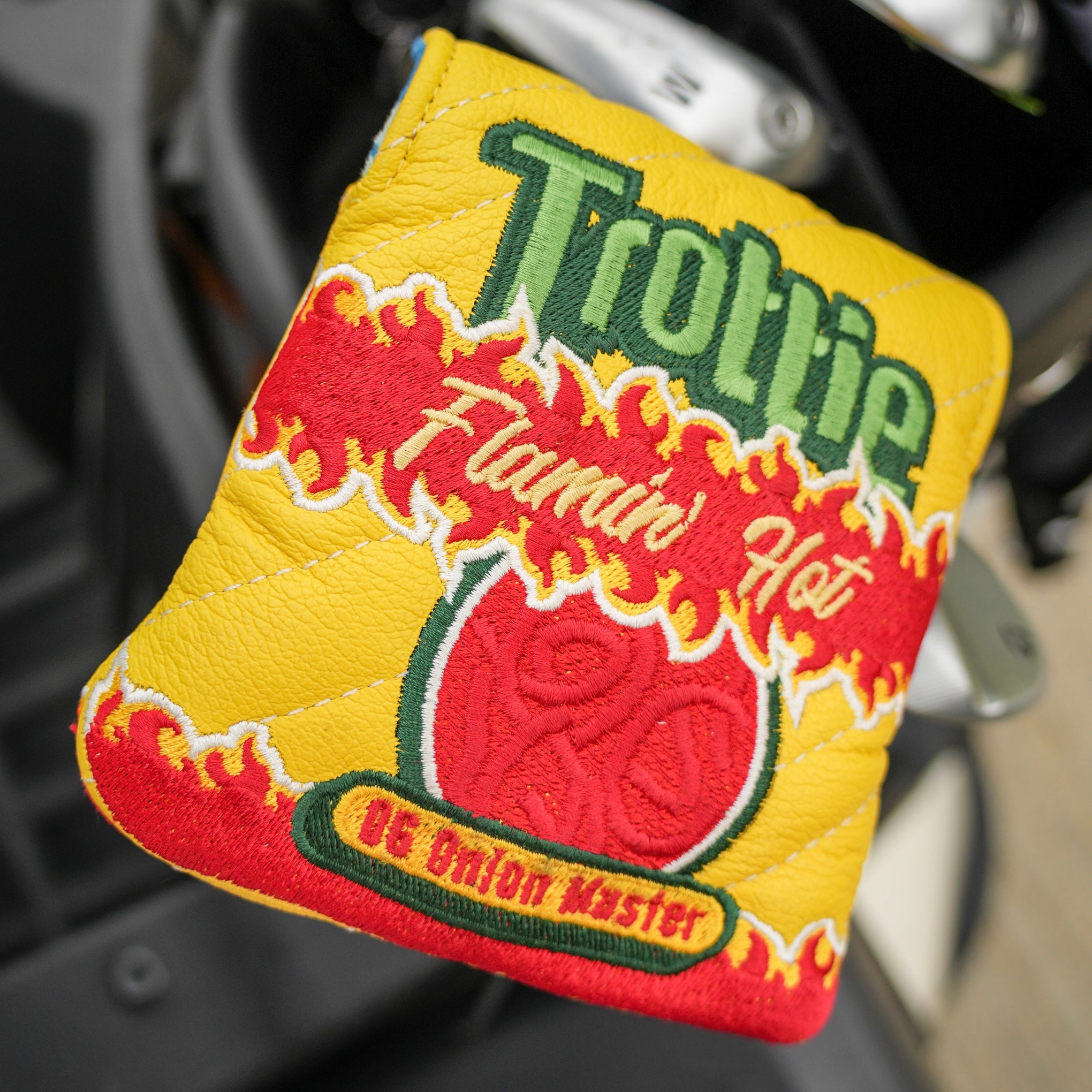 TROTTIE GOLF | OG FLAMIN ONION MASTER PUTTER COVER | DORMIE WORKSHOP