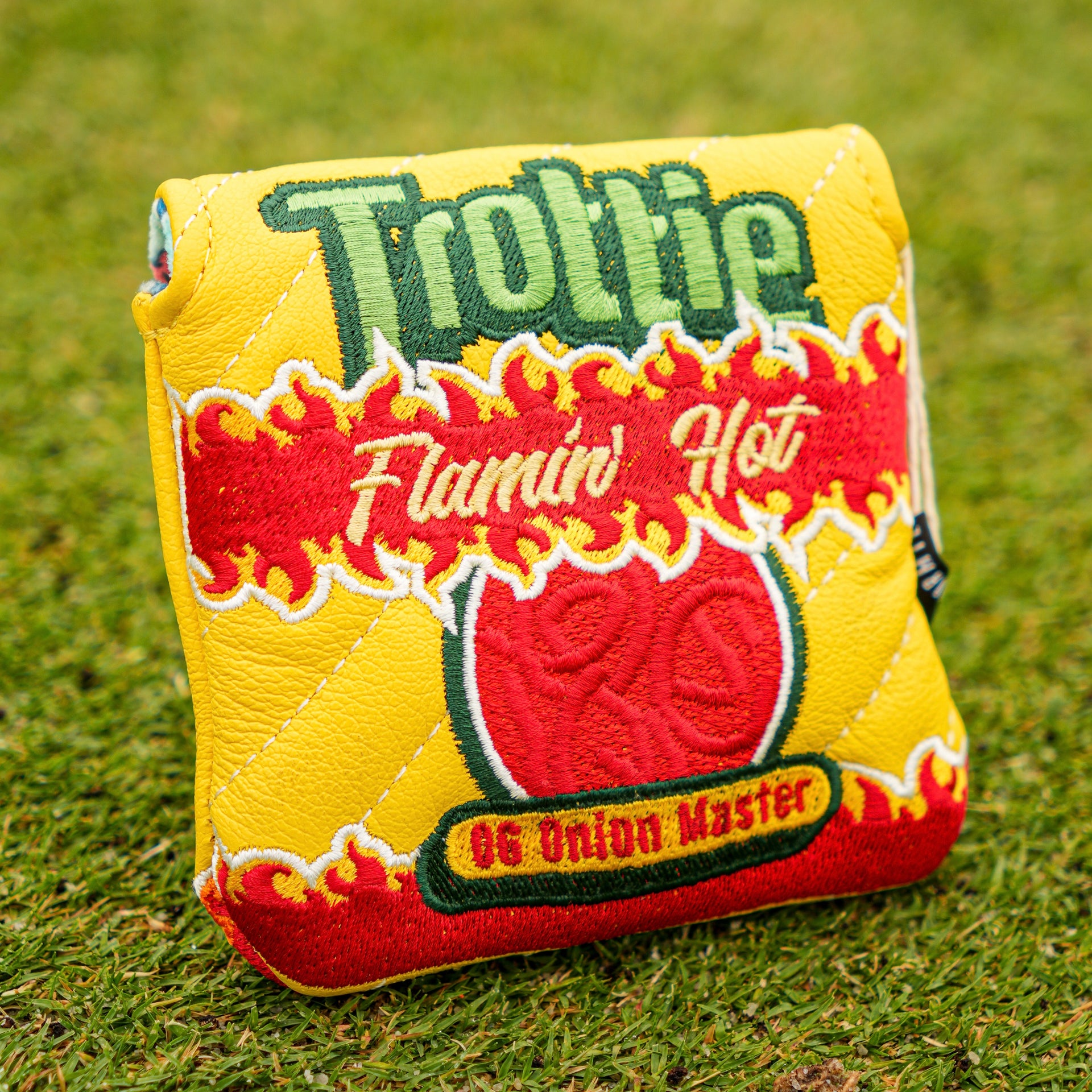 TROTTIE GOLF | OG FLAMIN ONION MASTER PUTTER COVER | DORMIE WORKSHOP